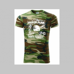 Anarcho Punk - Antifascist  -   maskáčové tričko 100 %bavlna 